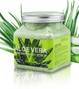 Увлажняющий скраб для тела Aloe Vera 350г