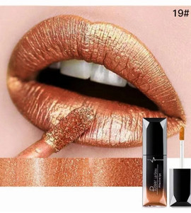 Жидкая губная помада Pudaier Lip Gloss перламутровая тон 19